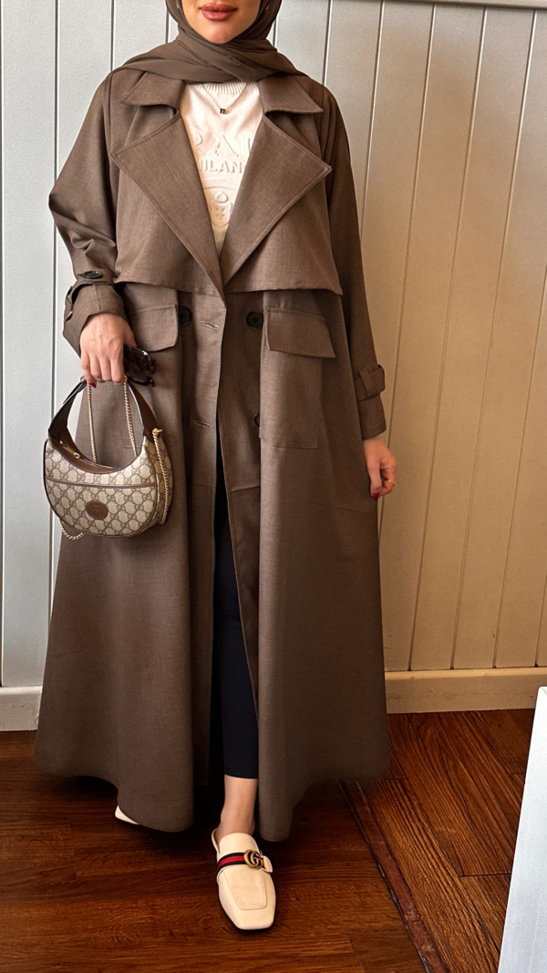 MOCHA TRENCH COAT