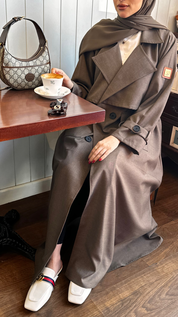 MOCHA TRENCH COAT