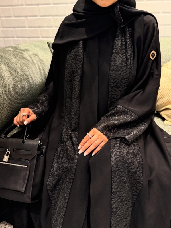 BLACK DANTEL ABAYA